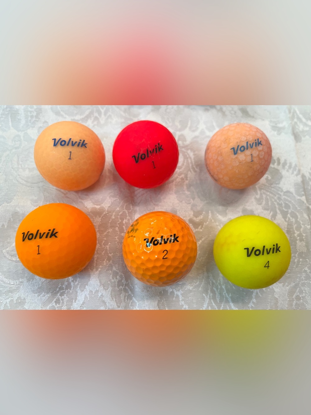 Golf Balls - 6 Sets of 6 (Choose set)